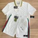 KIT ALL GUCCI | Camiseta Polo + Short e Chinelo Slide