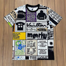 KIT ALL LOUIS VUITTON | Boné + Camisa +Bag + Bermuda e Chinelo Slide