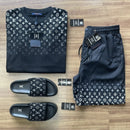 KIT ALL LOUIS VUITTON | Camisa + Bermuda e Chinelo Slide