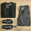 KIT ALL LOUIS VUITTON | Camisa + Bermuda e Chinelo Slide