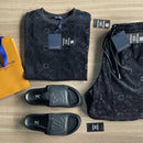KIT ALL LOUIS VUITTON | Camisa + Bermuda e Chinelo Slide