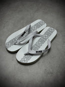 Chinelo Boss | Sola Boss Lettering - Branco