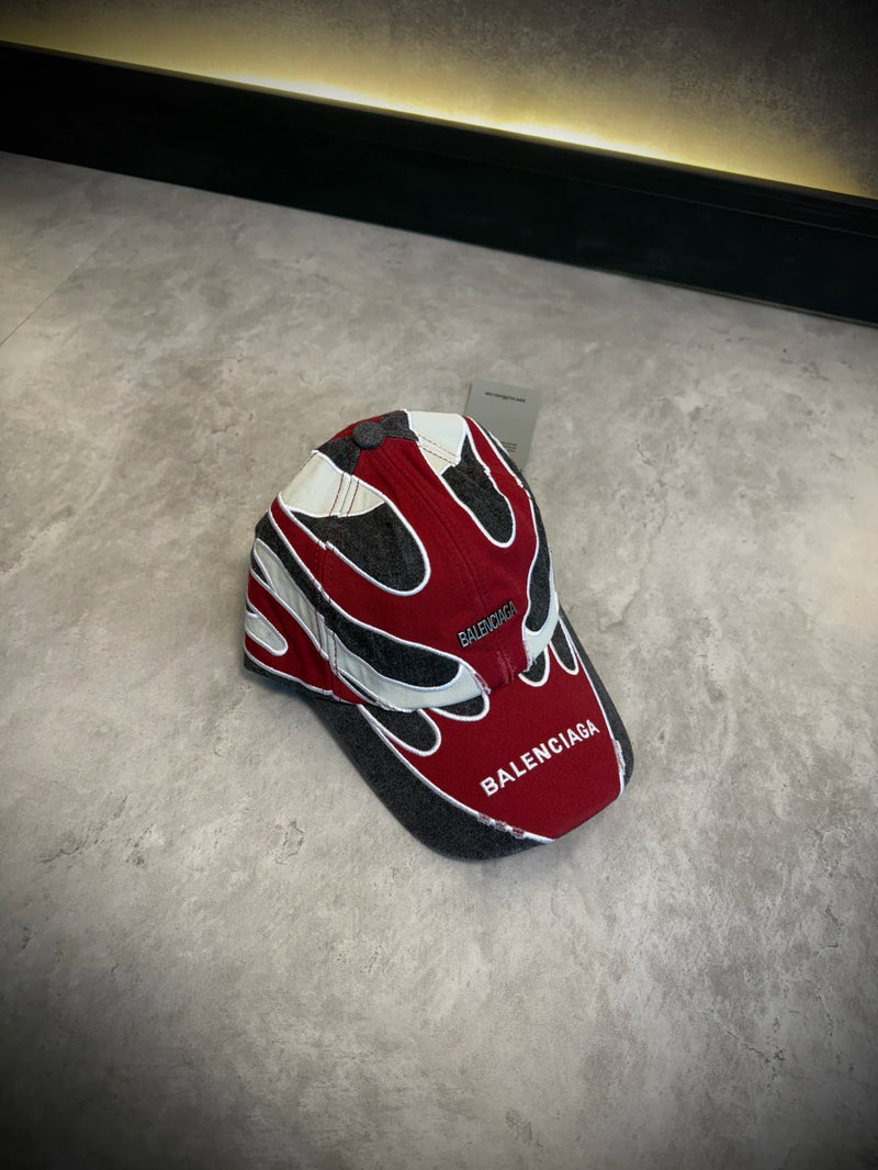 Boné Importado - Balenciaga Paris - Jeans/Vinho