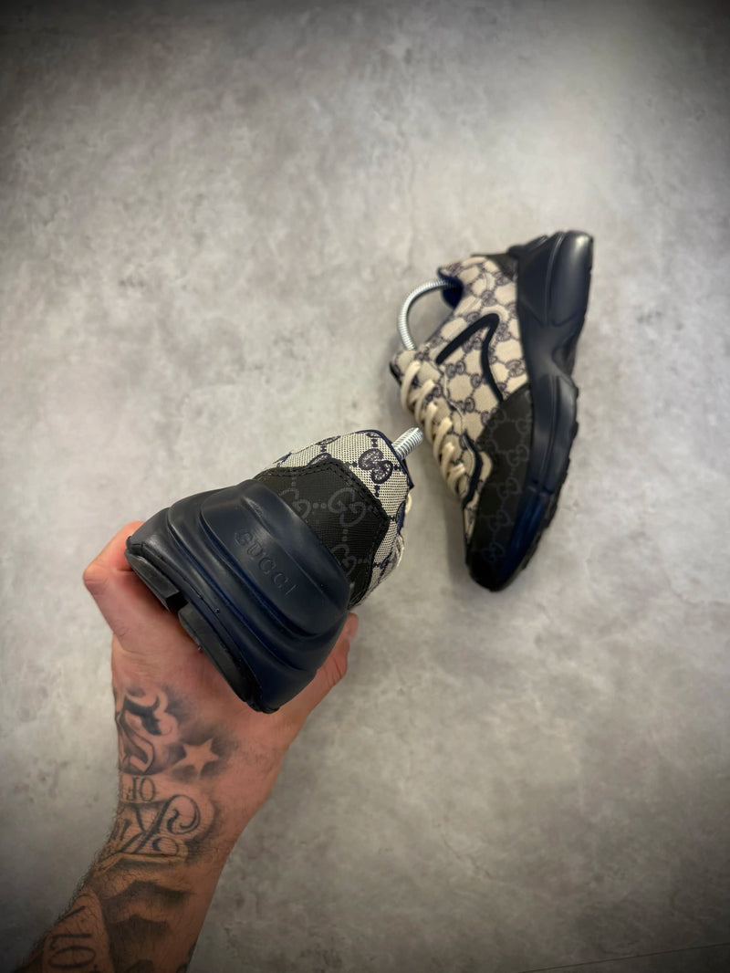 Tênis Importado Gucci | Cinza Monogramado