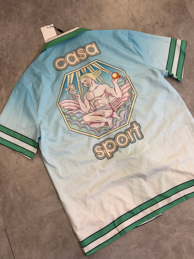 Conjunto Casablanca Sport - Azul Bebê & Verde