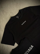 Camisa Balenciaga OverSized Importada - Escrita - Preta