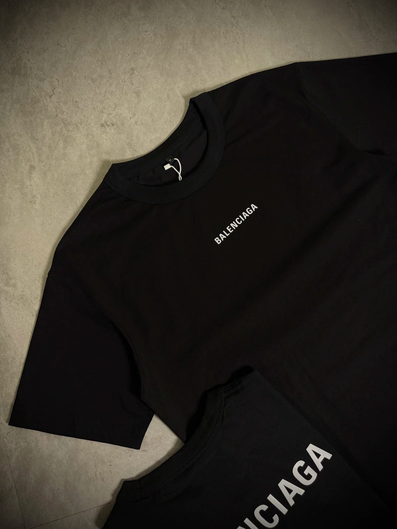 Camisa Balenciaga OverSized Importada - Escrita - Preta