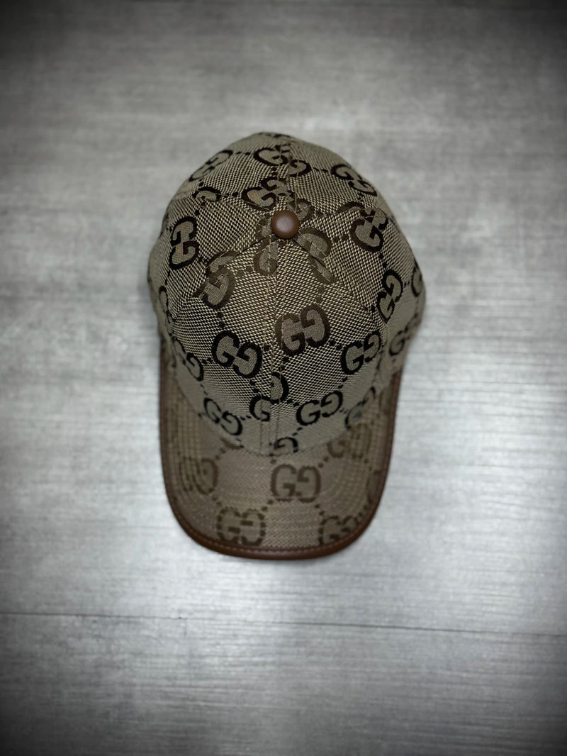 Boné Gucci Monograma - Bege - GG Peq