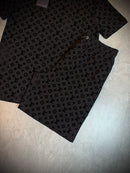 Conjunto LV Camurça - Camiseta + Short - Importado Premium - Preto