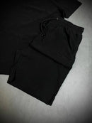 Conjunto LV Logo Grande - Camiseta + Short - Importado Premium - Preto