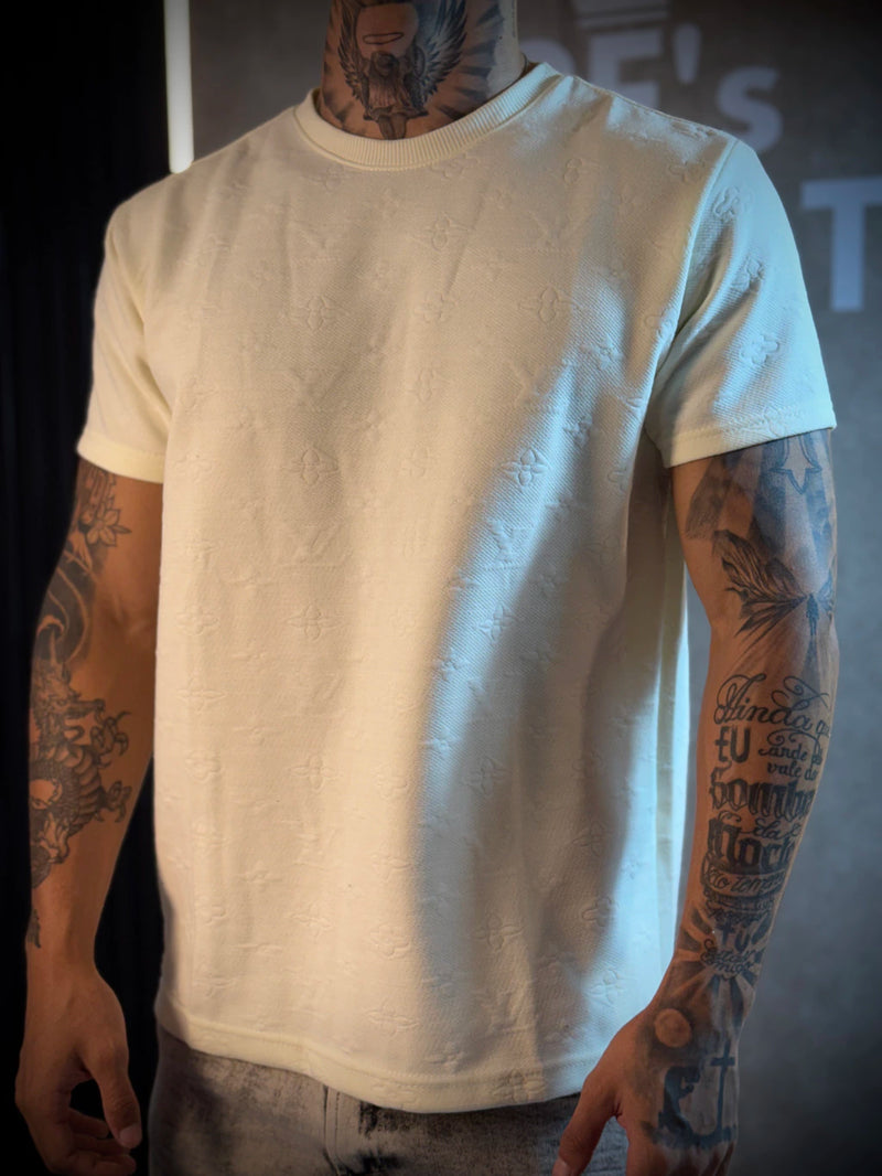 Camisa Louis Vuitton Basic | Símbolos - Premium - Off White