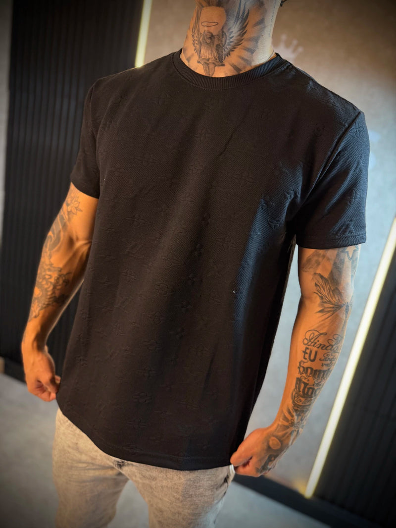 Camisa Louis Vuitton Basic | Símbolos - Premium - Preta