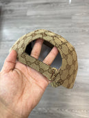 Boné Gucci - Fita Vermelha|Verde na Aba (BEGE)