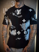 Camisa Louis Vuitton Nuvens LV - Importada Premium - Preta