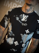 Camisa Louis Vuitton Nuvens LV - Importada Premium - Preta