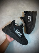 Tênis Emporio Armani | Logo EA7 Branca - Preto