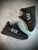 Tênis Emporio Armani | Logo EA7 Branca - Preto