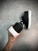 Tênis Rasteiro Armani Escrita lateral - Preto/Branco